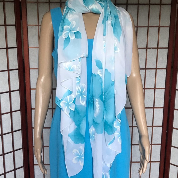 Joseph Ribkoff Sheer A Line Dress &Matching Wrap - Picture 7 of 8